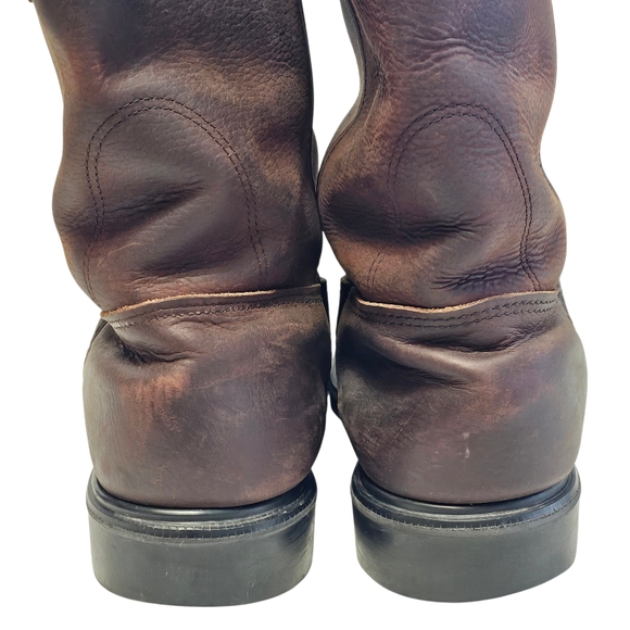 Red Wing Mens Size 13 EE Wide 1159 Pecos Brown Leather Super Sole Work Boots USA - Picture 8 of 15